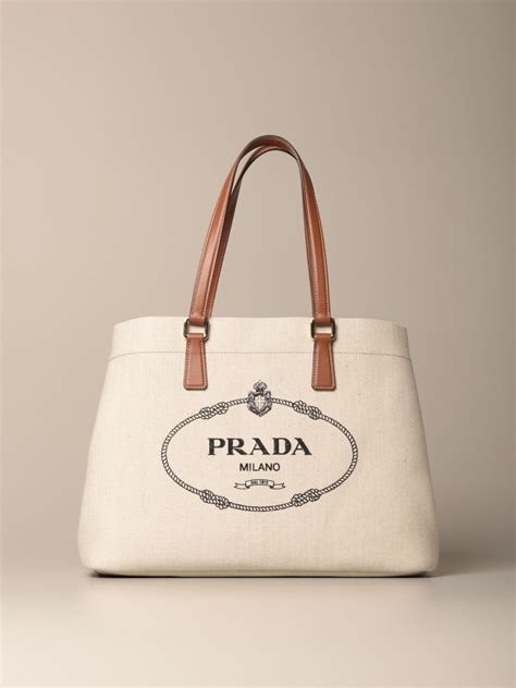 prada shopper lino|prada handbags history.